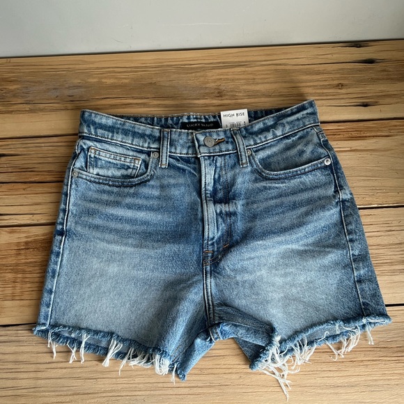 Lucky Brand Pants - NWT Lucky Brand Lucky Patch Hi rise cut off shorts